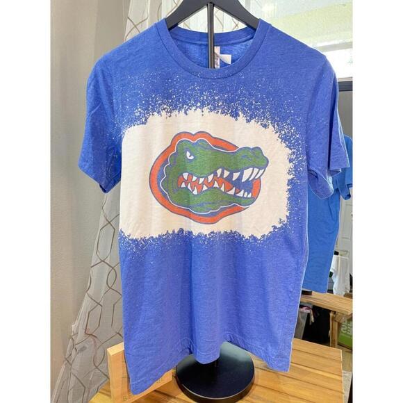 Tops - Florida Gators Shirt Blue College Football Gator Head Graphic Womens M Casual